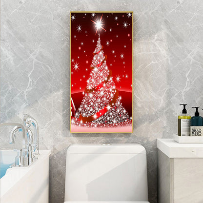 Christmas Tree - Full Round Drill Diamond Painting 40*80CM