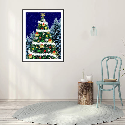 Christmas Tree - Full Round Drill Diamond Painting 40*50CM