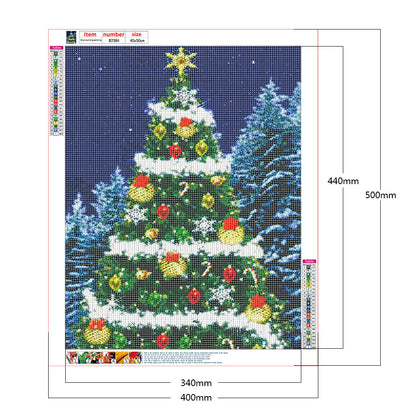 Christmas Tree - Full Round Drill Diamond Painting 40*50CM