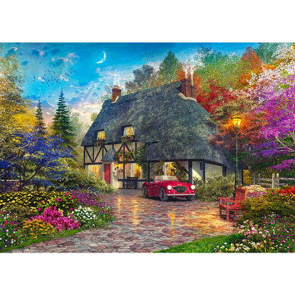 Rural House - Full Round Drill Diamond Painting 70*50CM