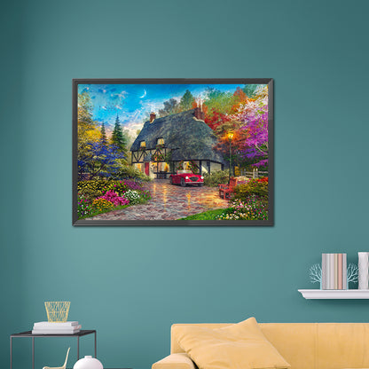 Rural House - Full Round Drill Diamond Painting 70*50CM