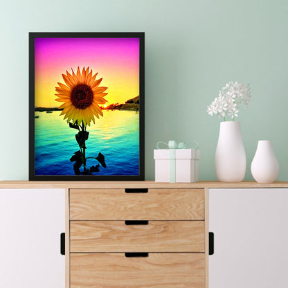 Sunflower - Full Round Drill Diamond Painting 30*40CM