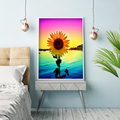 Sunflower - Full Round Drill Diamond Painting 30*40CM