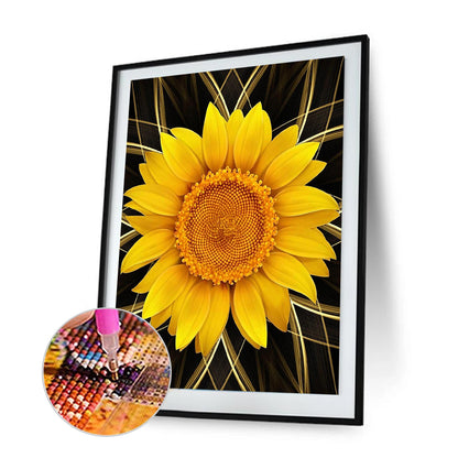 Sunflower - Full Round Drill Diamond Painting 30*40CM