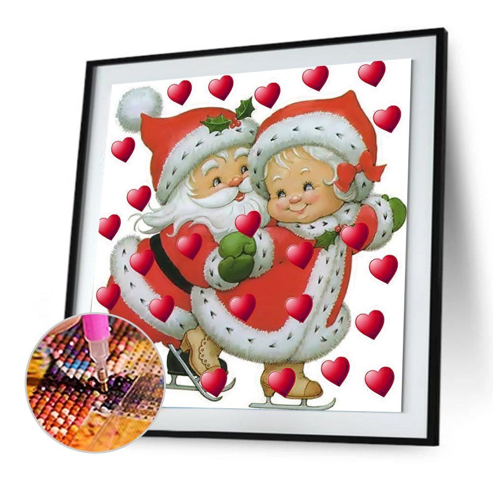 Cute Santa - Full Round Drill Diamond Painting 30*30CM