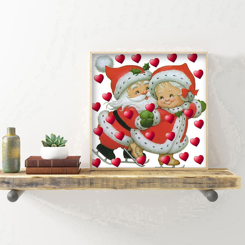 Cute Santa - Full Round Drill Diamond Painting 30*30CM