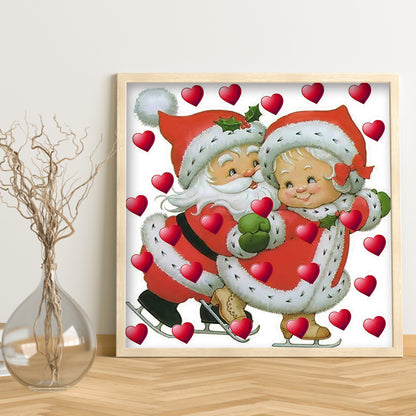 Cute Santa - Full Round Drill Diamond Painting 30*30CM