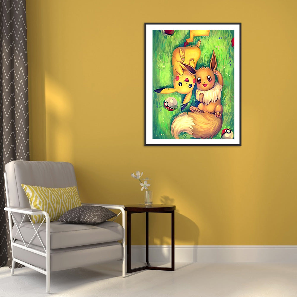 Yellow Elf - Full Square Drill Diamond Painting 30*40CM