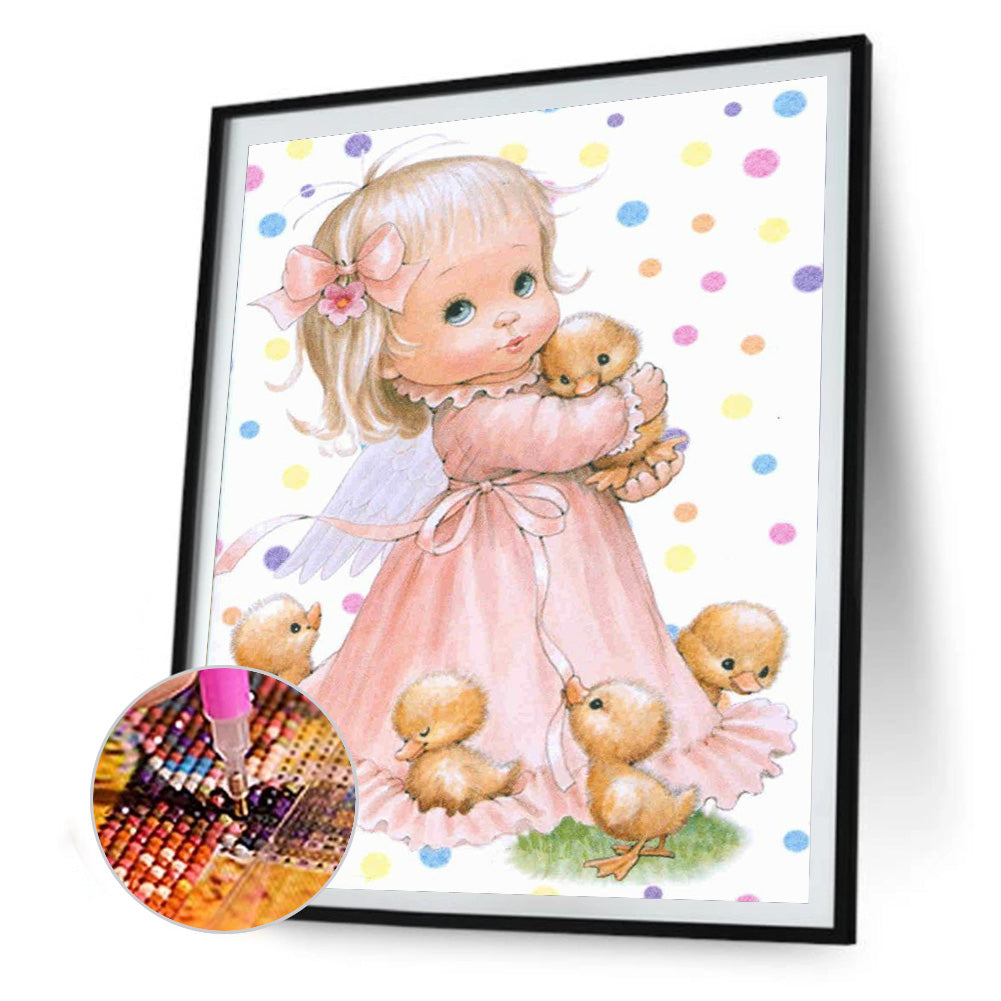 Baby - Full Round Drill Diamond Painting 30*40CM