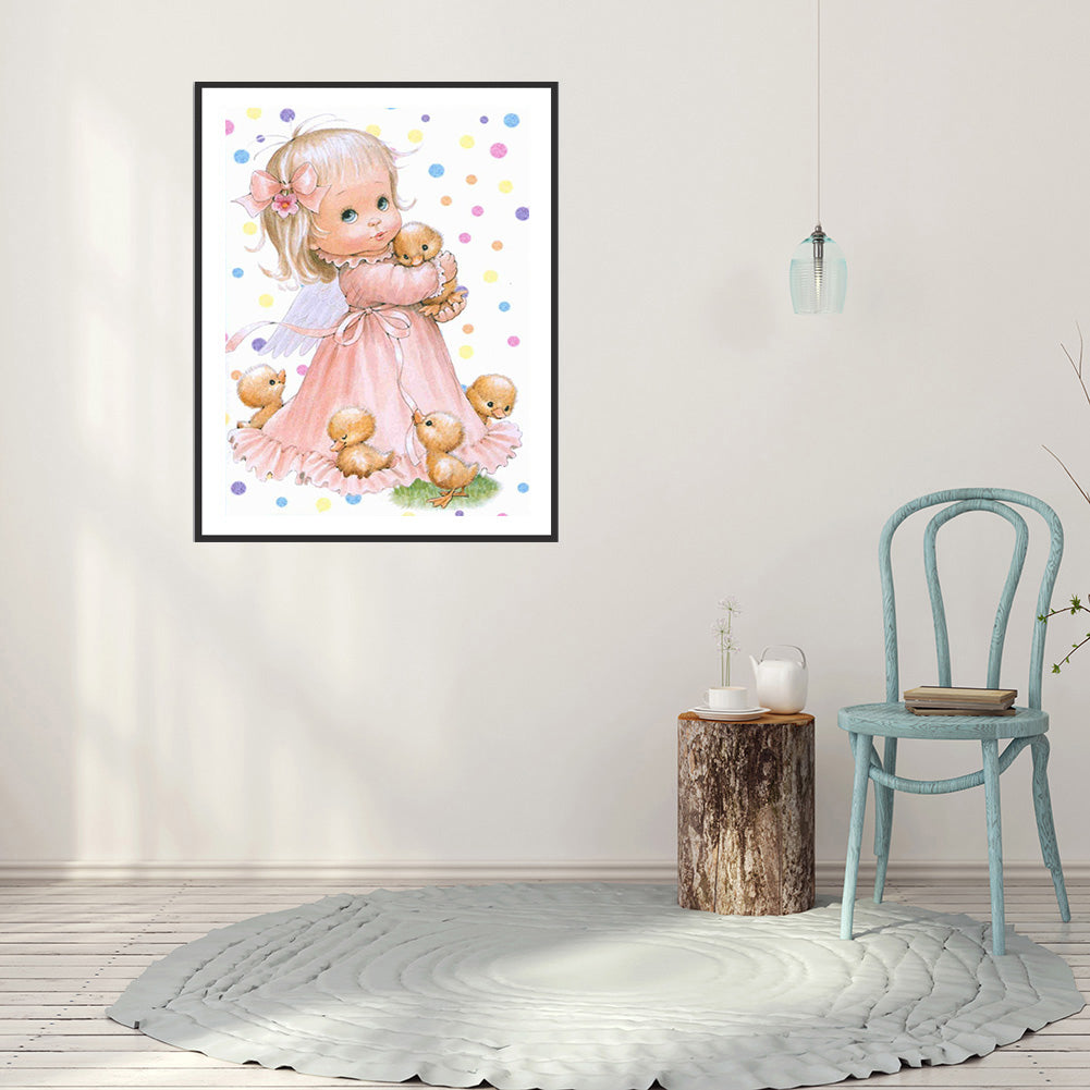 Baby - Full Round Drill Diamond Painting 30*40CM