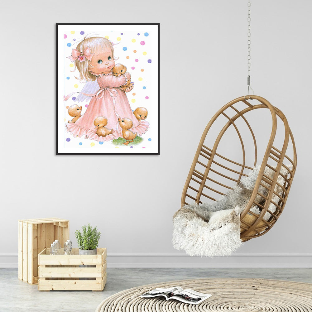 Baby - Full Round Drill Diamond Painting 30*40CM