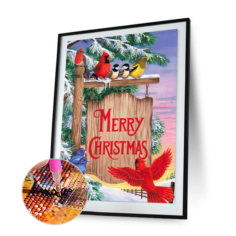 Christmas Snow - Full Round Drill Diamond Painting 30*40CM