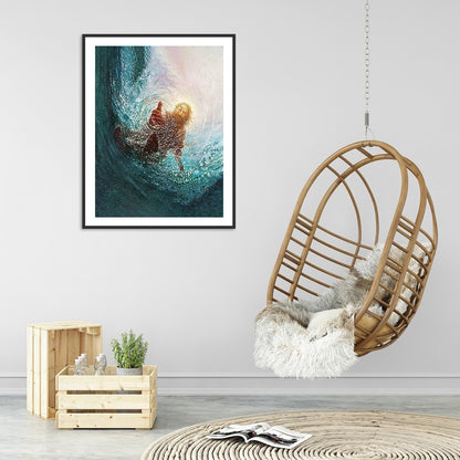 Sea Priest - Full Round Drill Diamond Painting 30*40CM