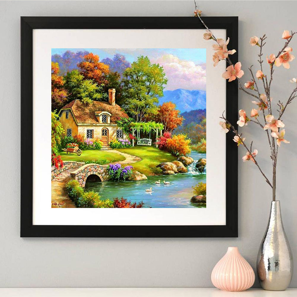 House - Full Square Drill Diamond Painting 40*40CM