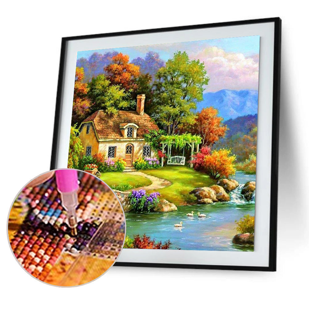 House - Full Square Drill Diamond Painting 40*40CM