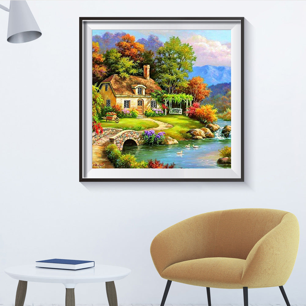 House - Full Square Drill Diamond Painting 40*40CM