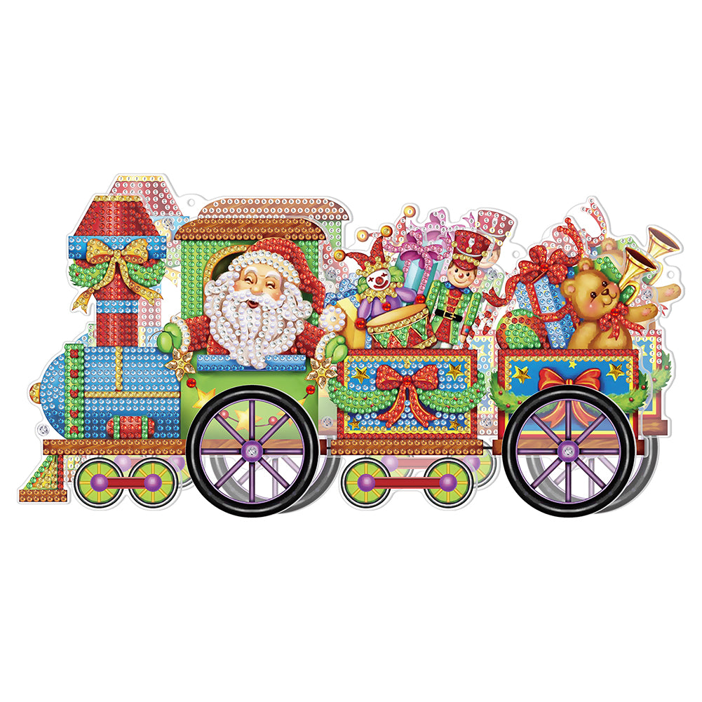 Diamond Painting Christmas Car Kids Toys Acrylic DIY Crafts Handmade Model