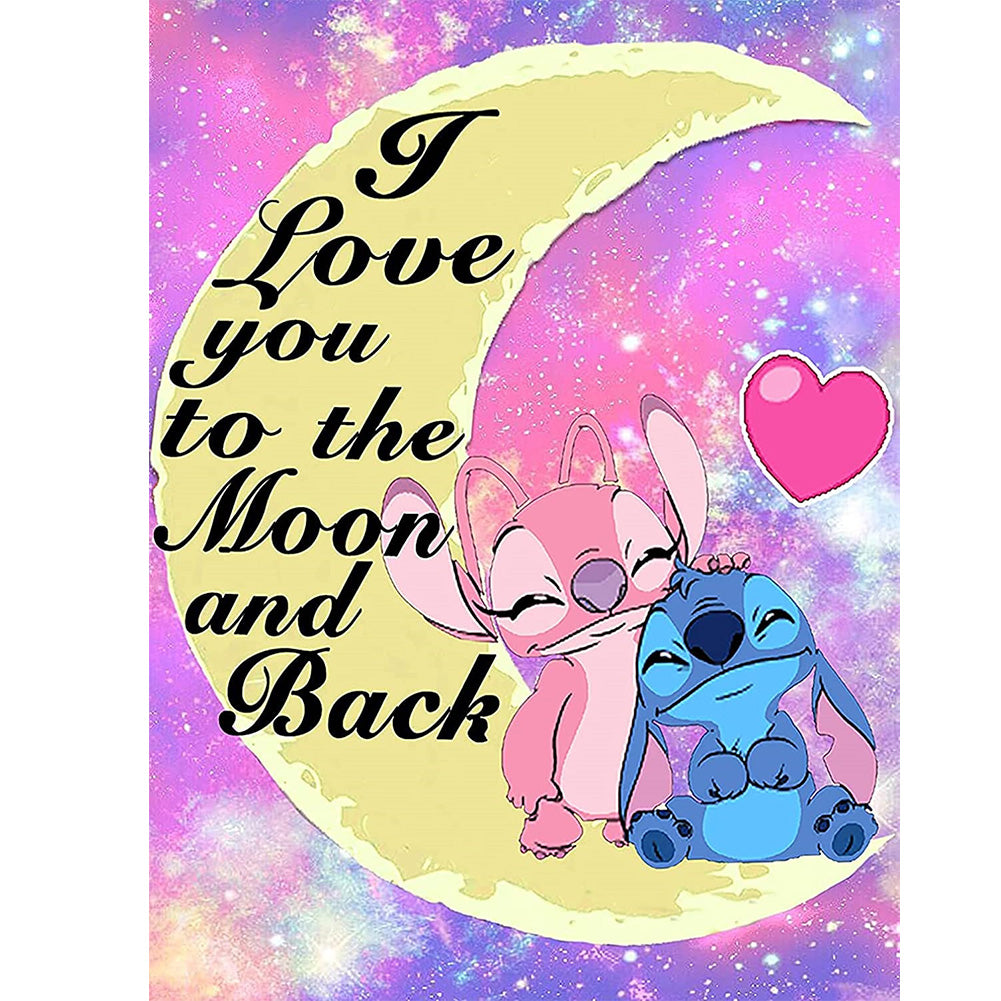 Cartoon Stitch - Full Square Drill Diamond Painting 30*40CM