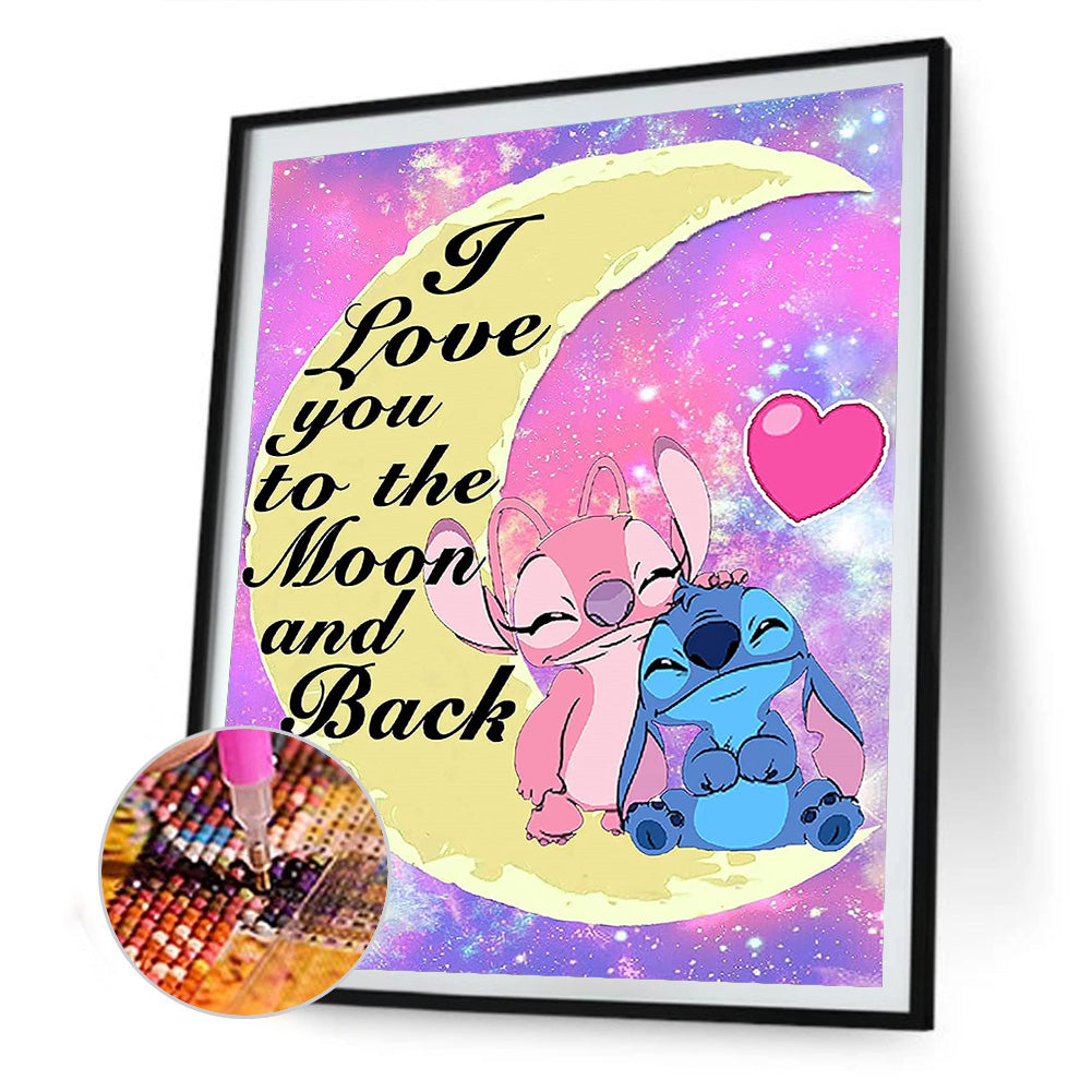 Cartoon Stitch - Full Square Drill Diamond Painting 30*40CM