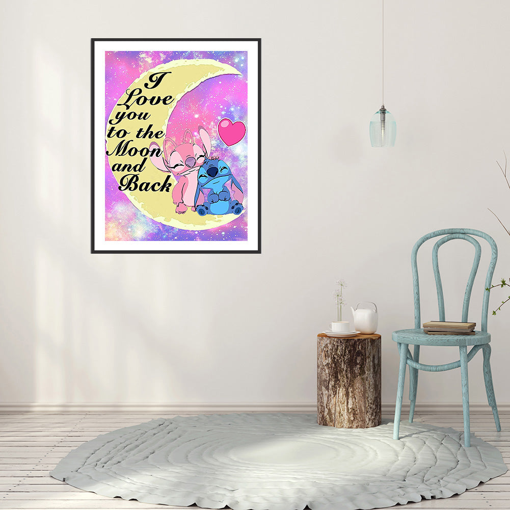 Cartoon Stitch - Full Square Drill Diamond Painting 30*40CM