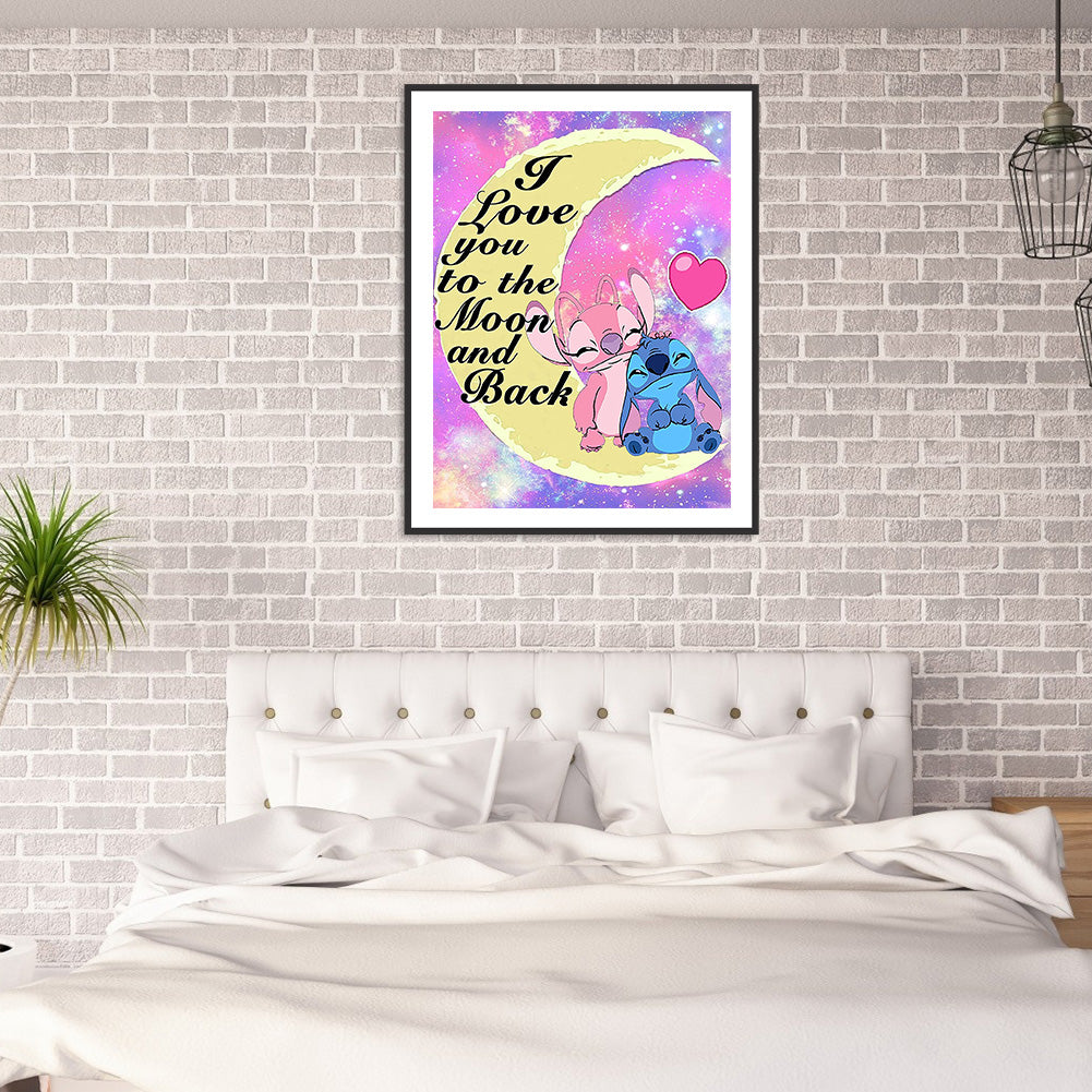 Cartoon Stitch - Full Square Drill Diamond Painting 30*40CM