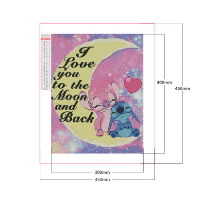 Cartoon Stitch - Full Square Drill Diamond Painting 30*40CM