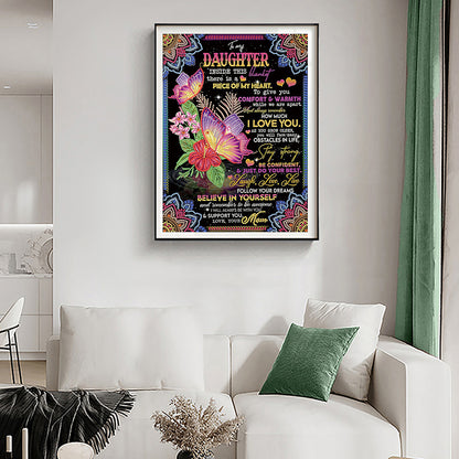 Letters - Special Shaped Drill Diamond Painting 30*40CM