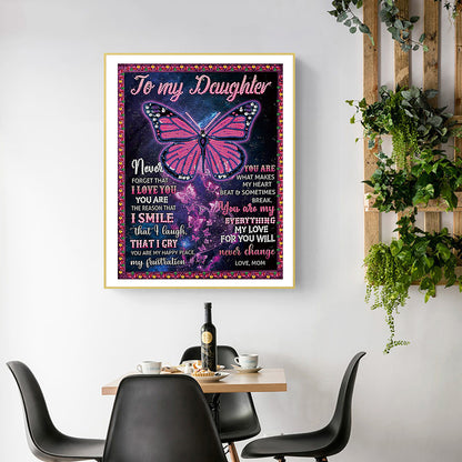 Letters - Special Shaped Drill Diamond Painting 30*40CM