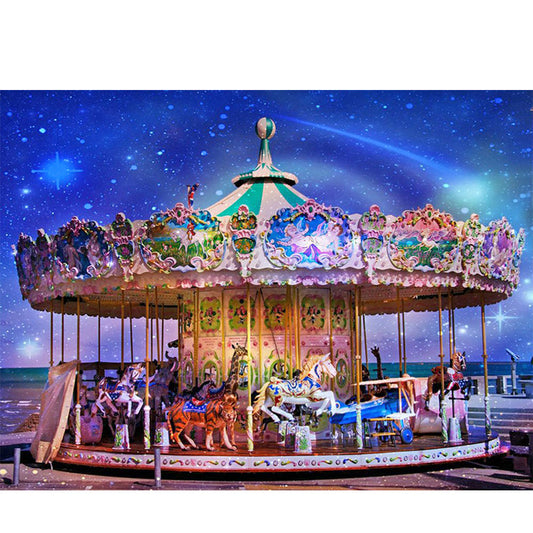 Carousel - Full Square Drill Diamond Painting 50*40CM