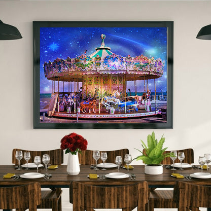 Carousel - Full Square Drill Diamond Painting 50*40CM