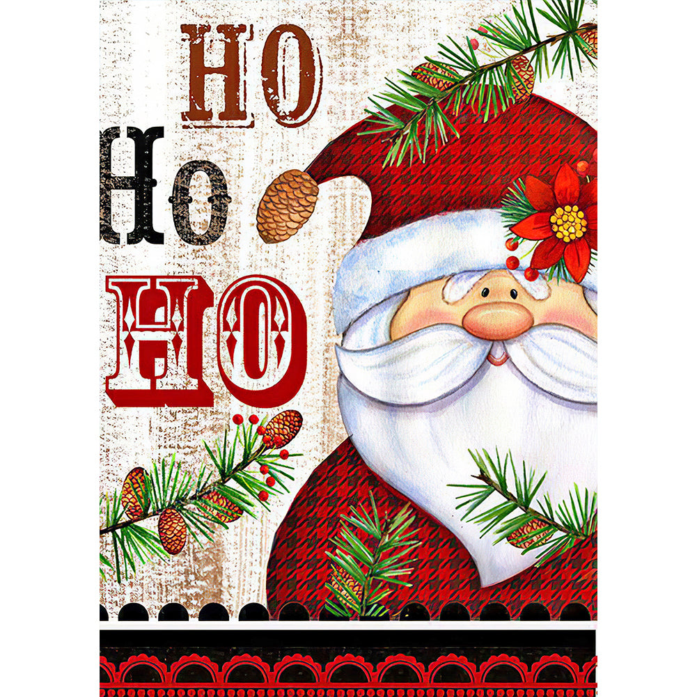 Santa - Full Round Drill Diamond Painting 30*40CM