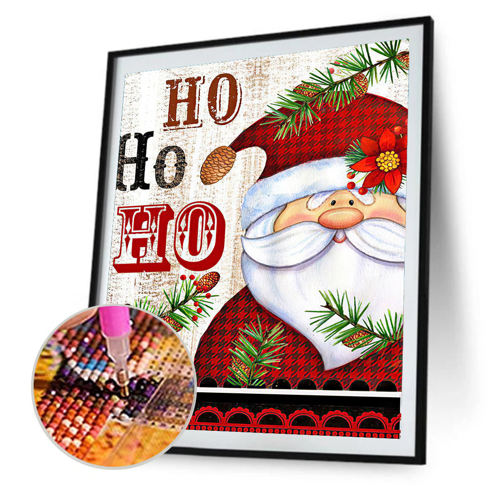 Santa - Full Round Drill Diamond Painting 30*40CM