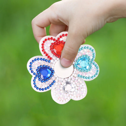 Double Sided DIY Diamond Painting Spinner Fingertip Gyro Relief Stress Toys