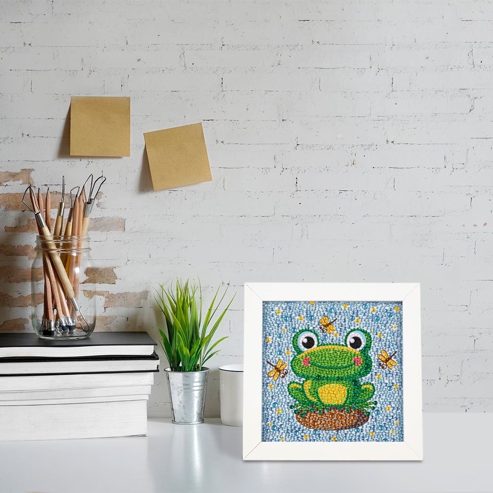 Frog - Special Shaped Drill Diamond Painting 18*18CM