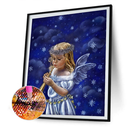 Girl - Full Round Drill Diamond Painting 30*40CM