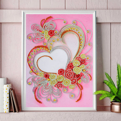 Flowers - Special Shaped Drill Diamond Painting 30*40CM