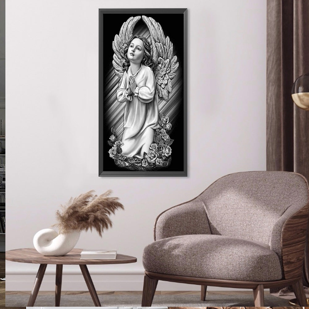 Kneeling Angel - Full Round Drill Diamond Painting 45*80CM