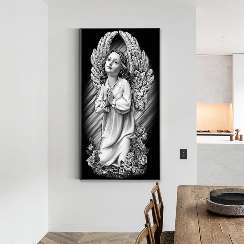 Kneeling Angel - Full Round Drill Diamond Painting 45*80CM