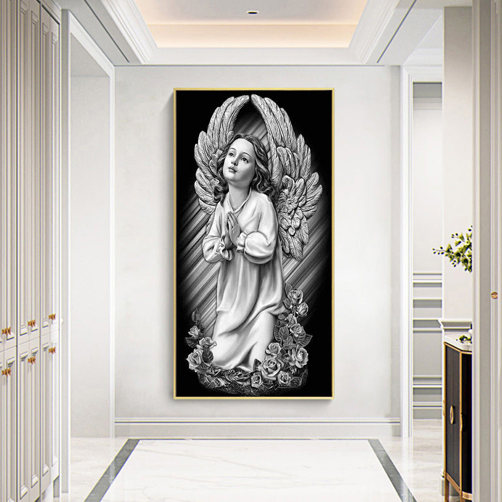 Kneeling Angel - Full Round Drill Diamond Painting 45*80CM