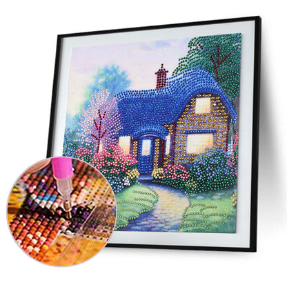 House Landscape - Special Shaped Drill Diamond Painting 30*30CM