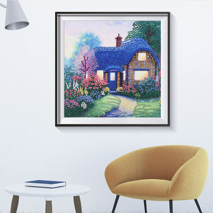 House Landscape - Special Shaped Drill Diamond Painting 30*30CM