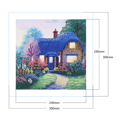 House Landscape - Special Shaped Drill Diamond Painting 30*30CM