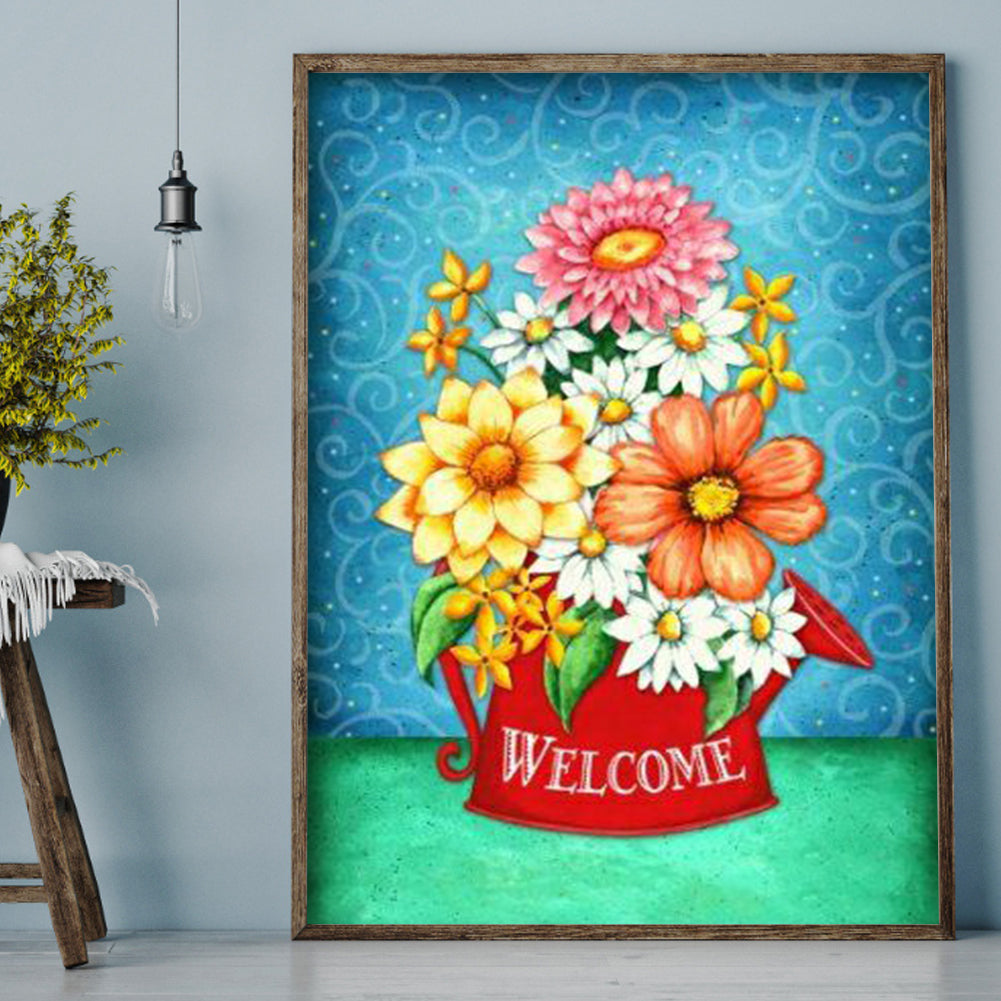 Bouquet - Full Round Drill Diamond Painting 30*40CM