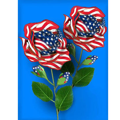 Flag - Full Round Drill Diamond Painting 30*40CM