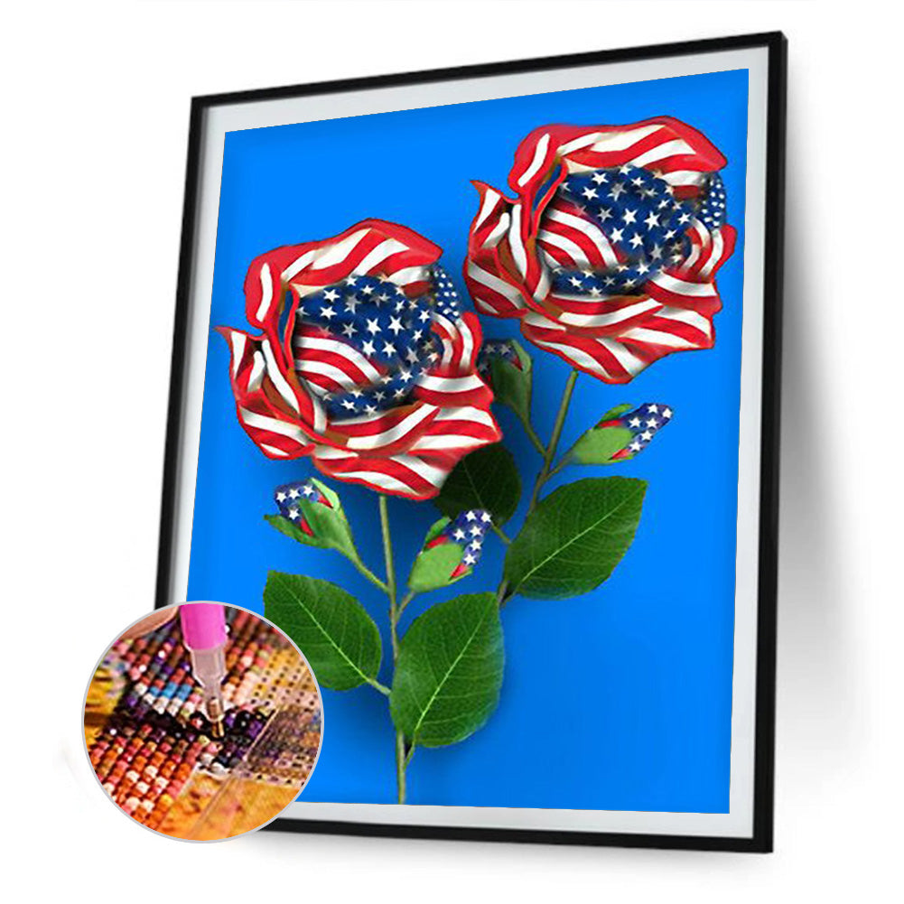 Flag - Full Round Drill Diamond Painting 30*40CM