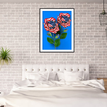 Flag - Full Round Drill Diamond Painting 30*40CM