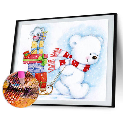 Bear - Full Round Drill Diamond Painting 40*30CM