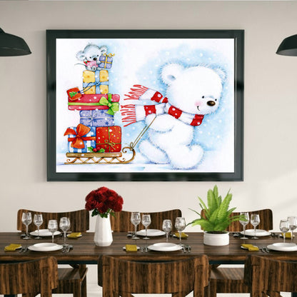 Bear - Full Round Drill Diamond Painting 40*30CM