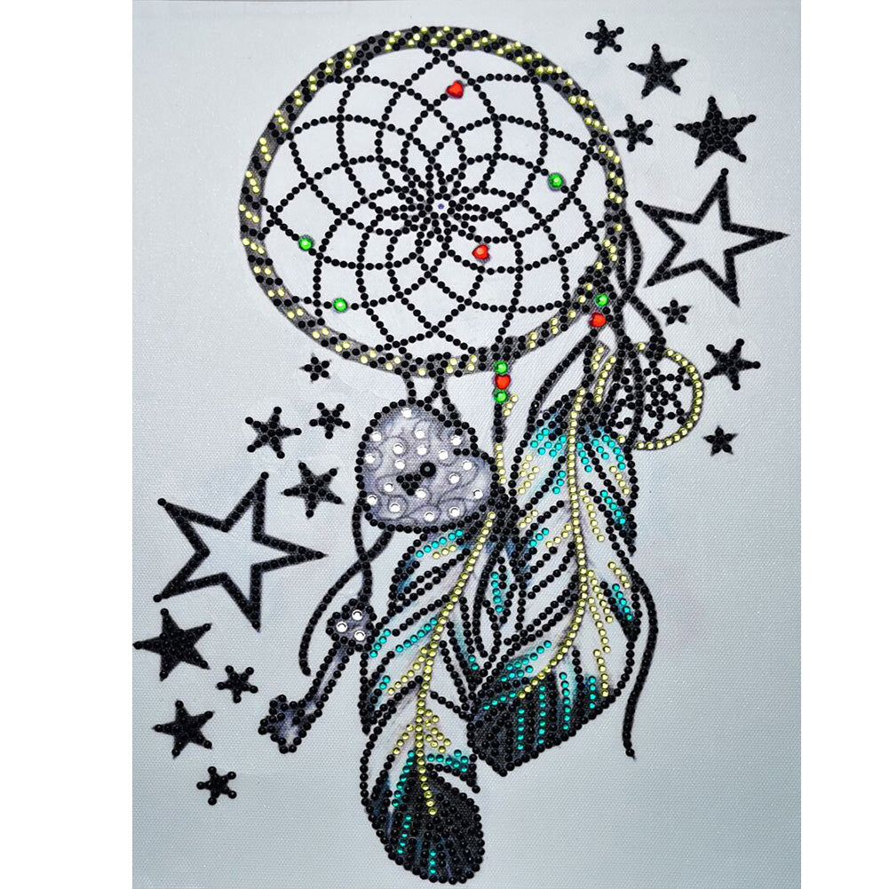 Dreamcatcher - Special Shaped Drill Diamond Painting 30*40CM