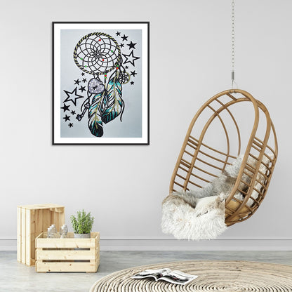 Dreamcatcher - Special Shaped Drill Diamond Painting 30*40CM